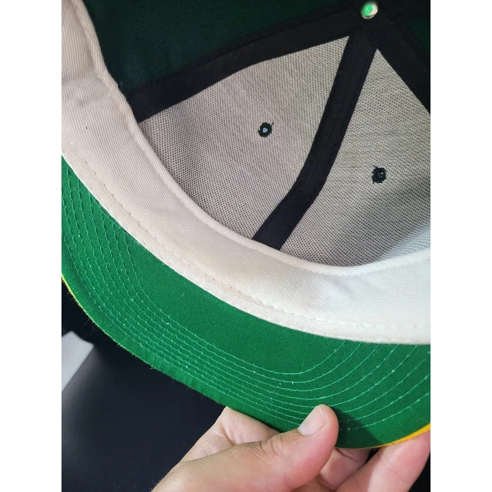 New Vintage RARE Oakland A's Athletics New Era Hat 7 5/8‎ Made USA READ***